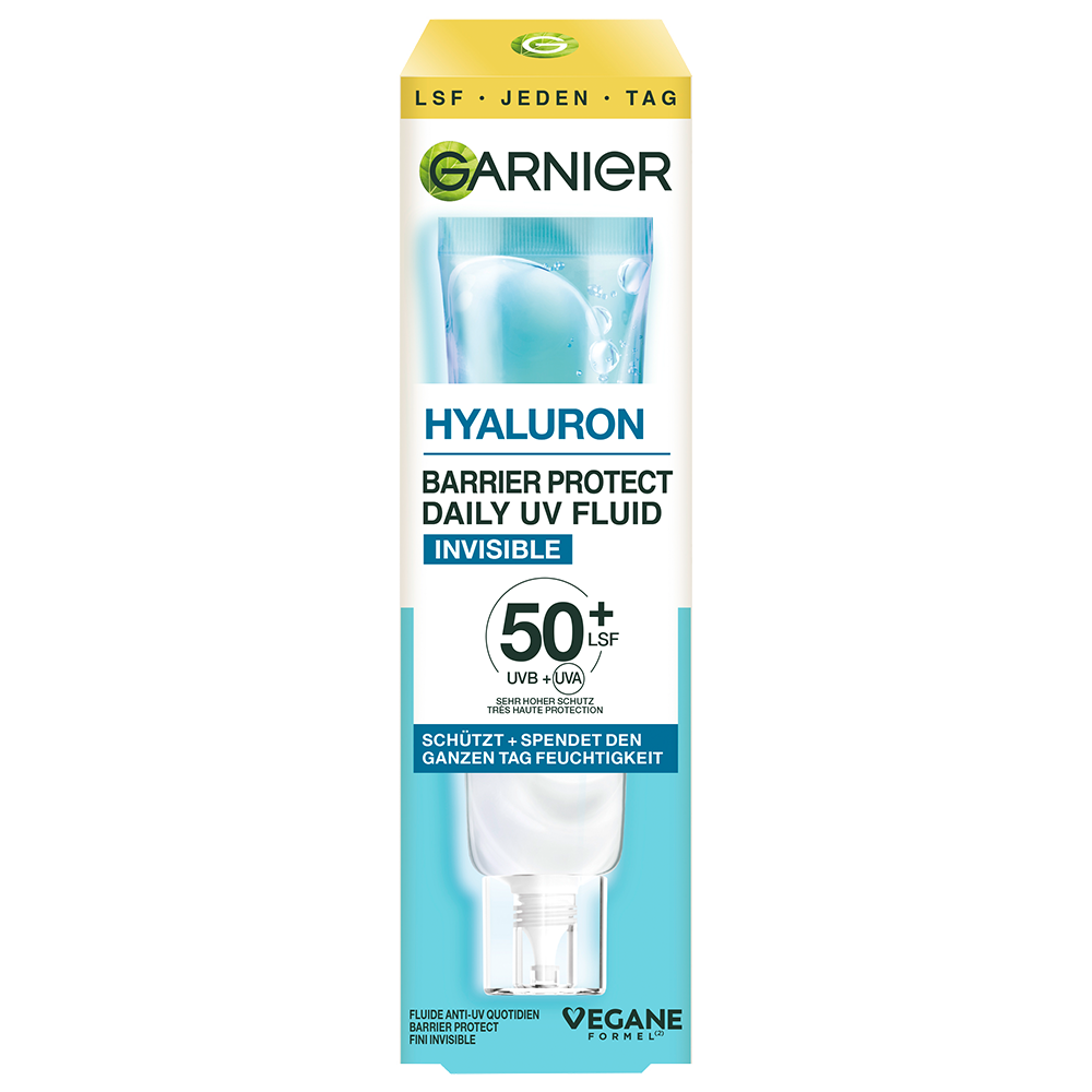 Bild: GARNIER Hyaluron Barrier Protect Daily UV Fluid LSF50+ 