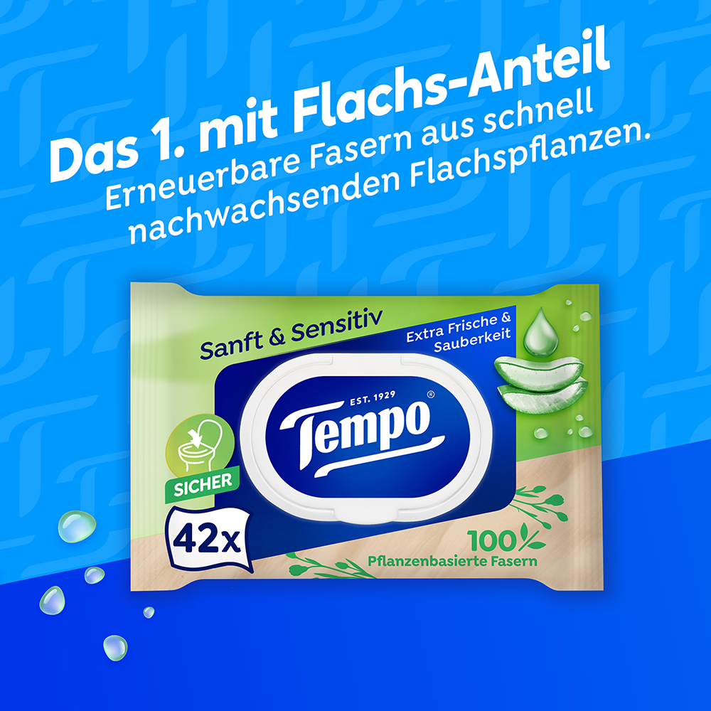 Bild: Tempo Feuchtes Toilettenpapier sanft & sensitiv 