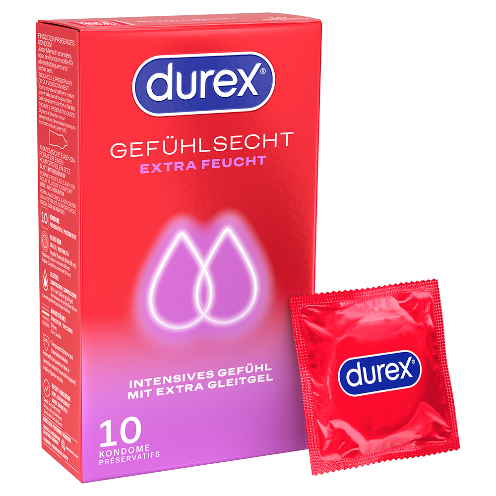 Bild: durex Kondome Gefühlsecht Extra Feucht 