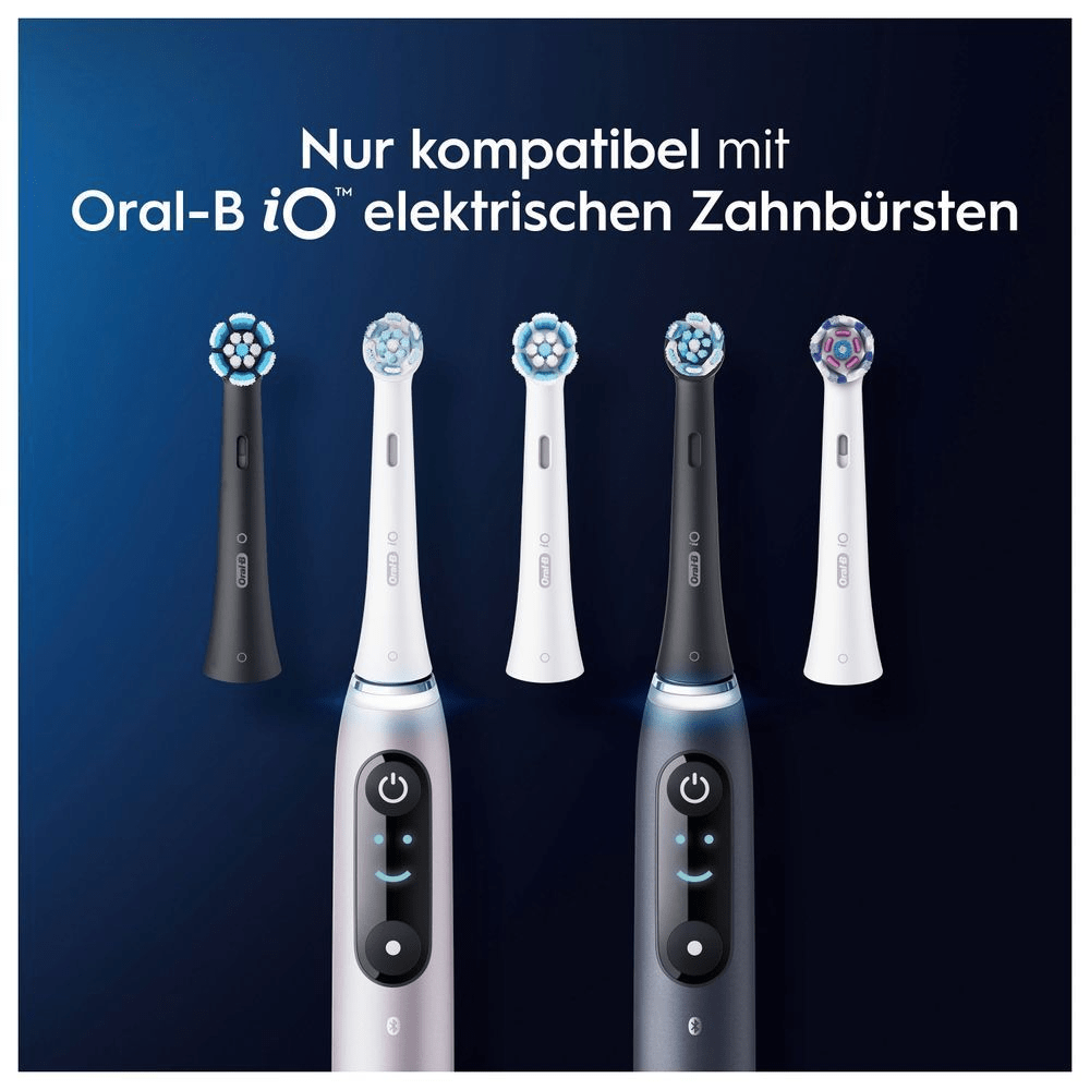 Bild: Oral-B iO Black Ultimative Reinigung Aufsteckbürsten, Schwarz 