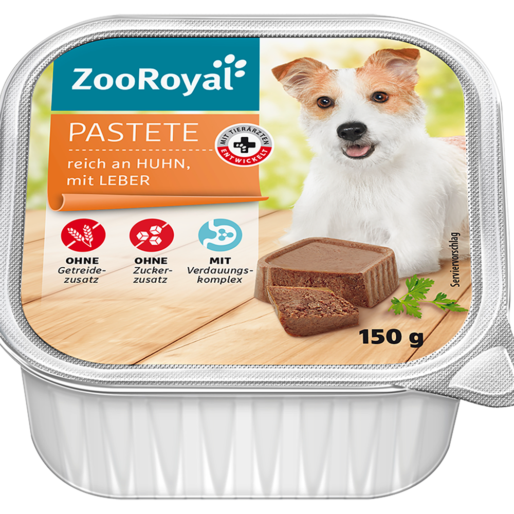 Bild: ZooRoyal Pastete mit Huhn und Leber 