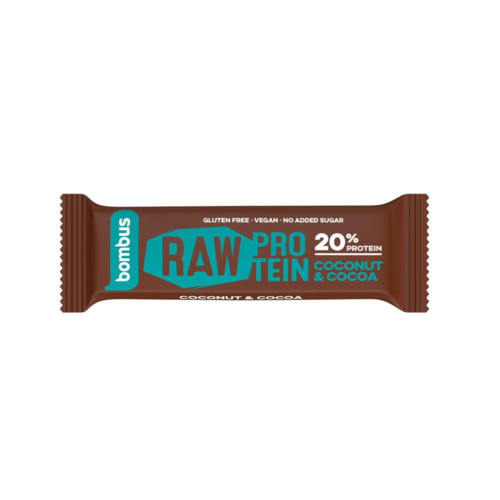 Bild: Bombus Raw Protein Bar Coconut & Cocoa 