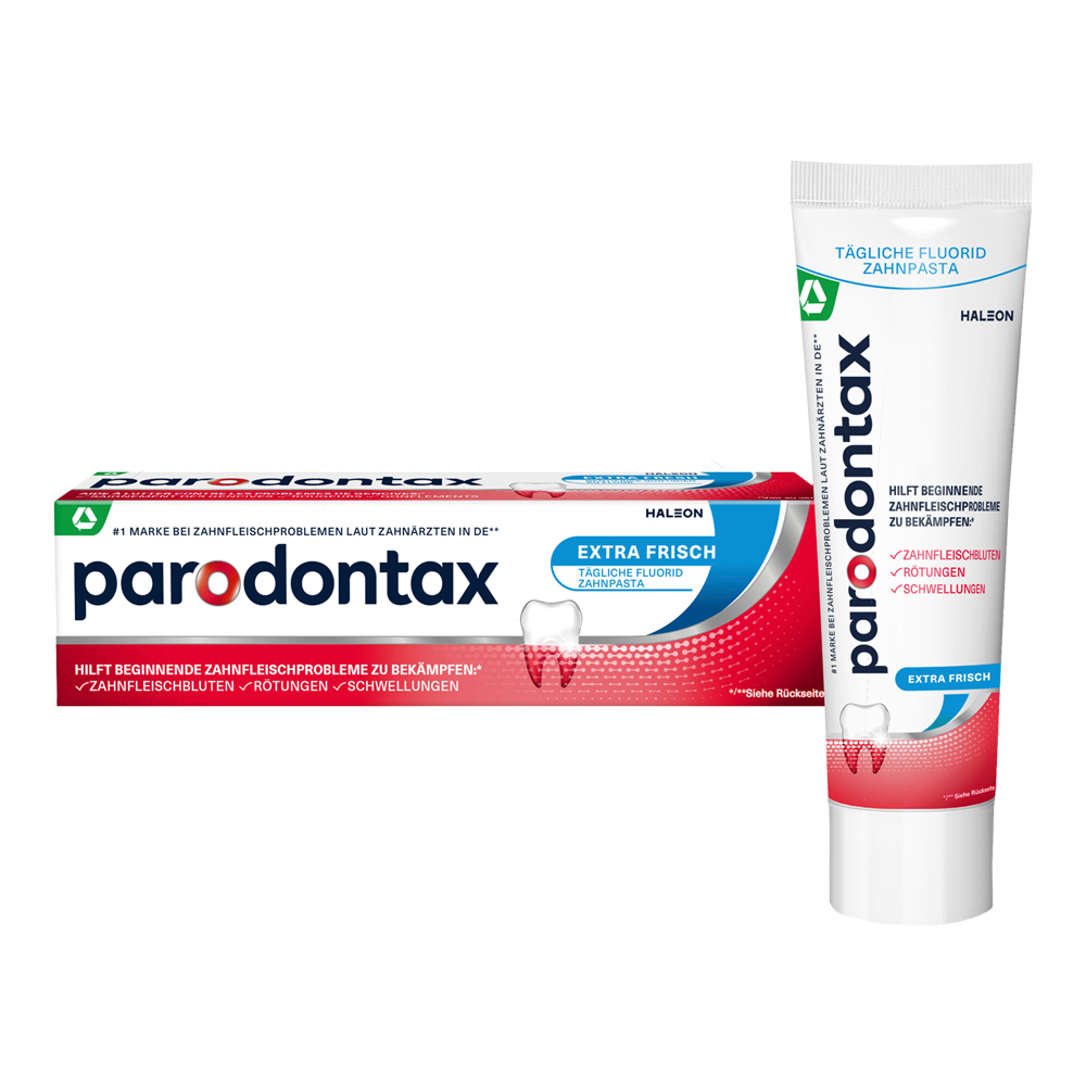 Bild: Parodontax Zahncreme Extra Frisch 
