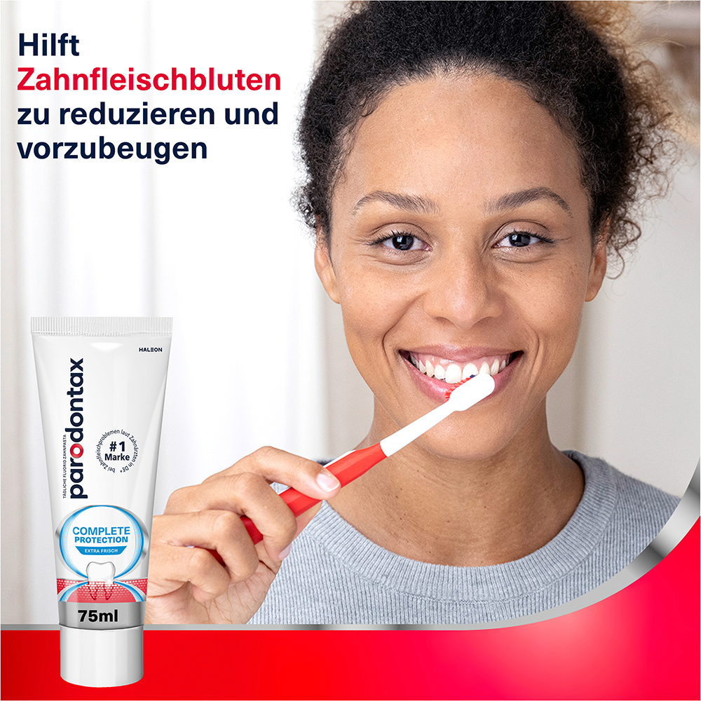 Bild: Parodontax Zahncreme Complete Protection Extra Frisch 