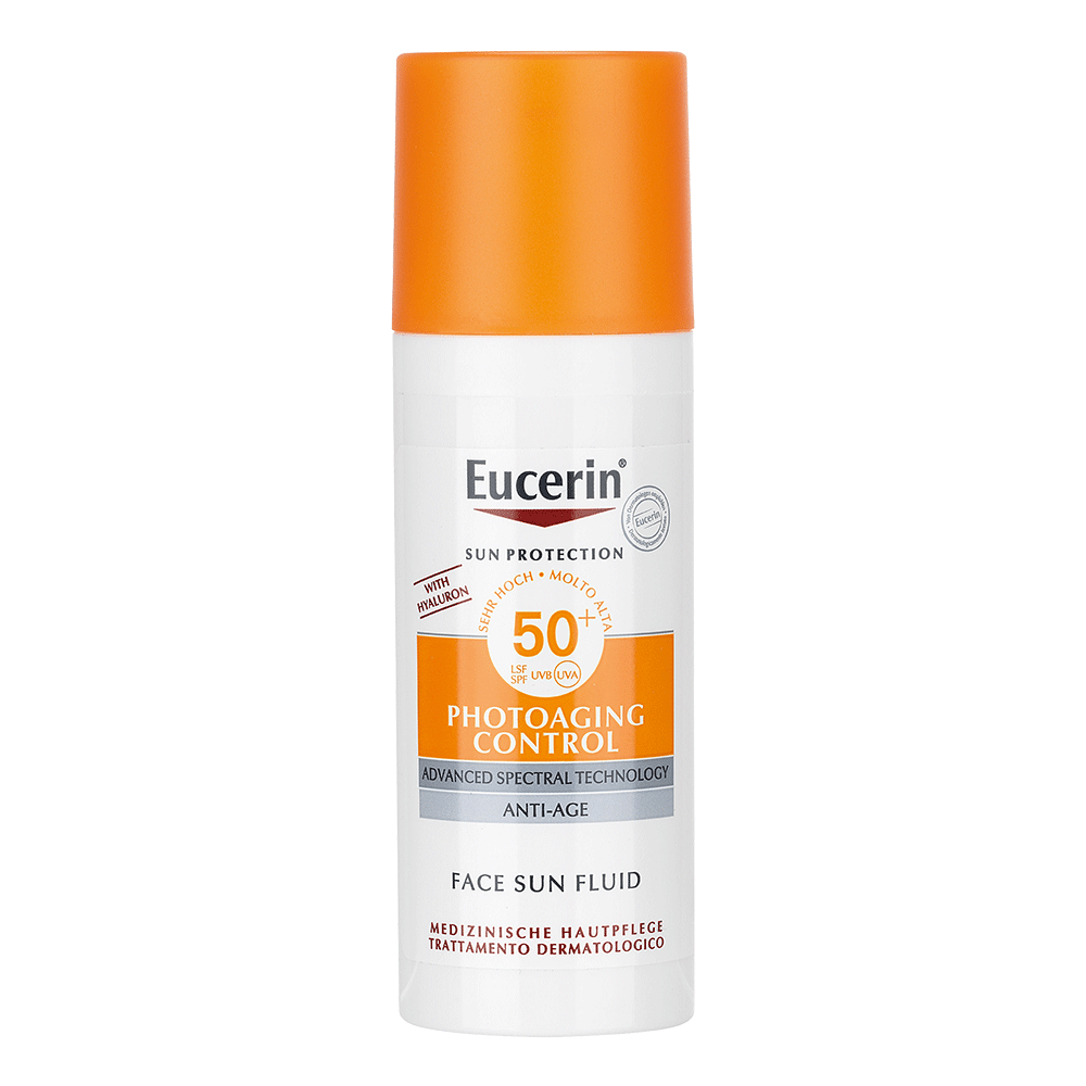 Bild: Eucerin Photoaging Control Anti-Age Face Sun Fluid LSF 50+ 