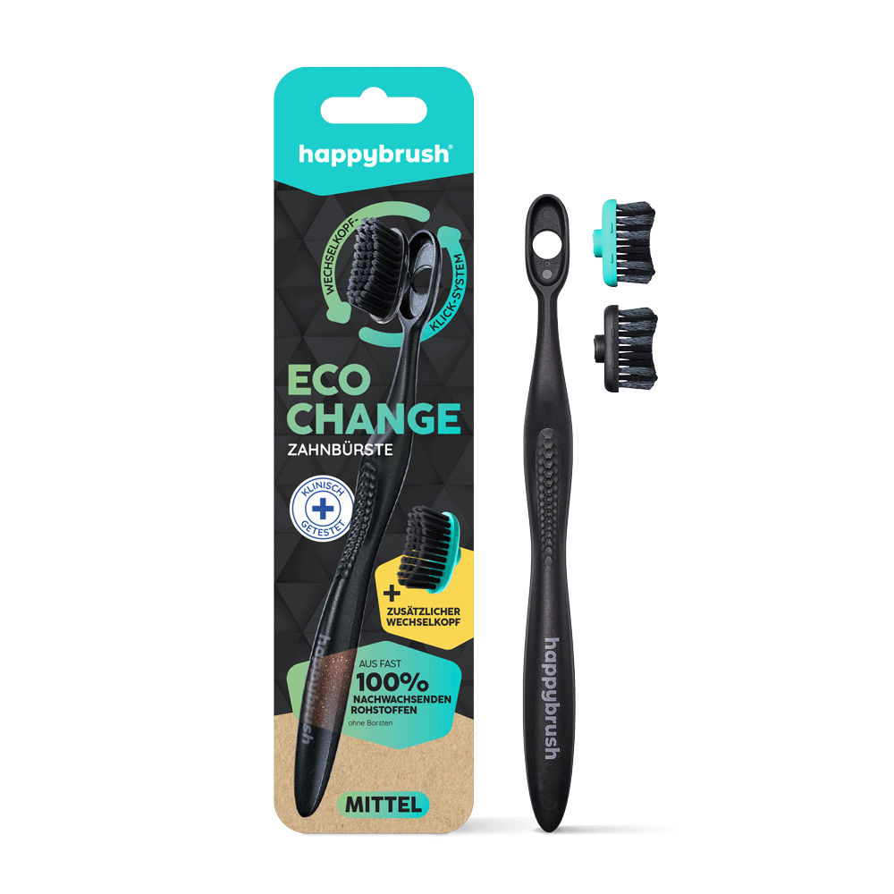 Bild: happybrush Eco Change Zahnbürste Mittel 