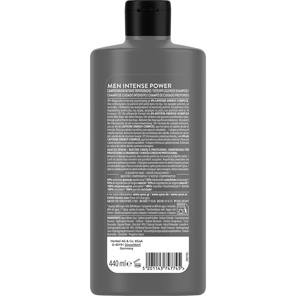 Bild: syoss Men Shampoo Intense Power 