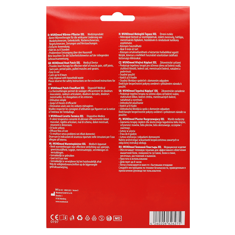 Bild: WUNDmed Wärme Plaster XXL 