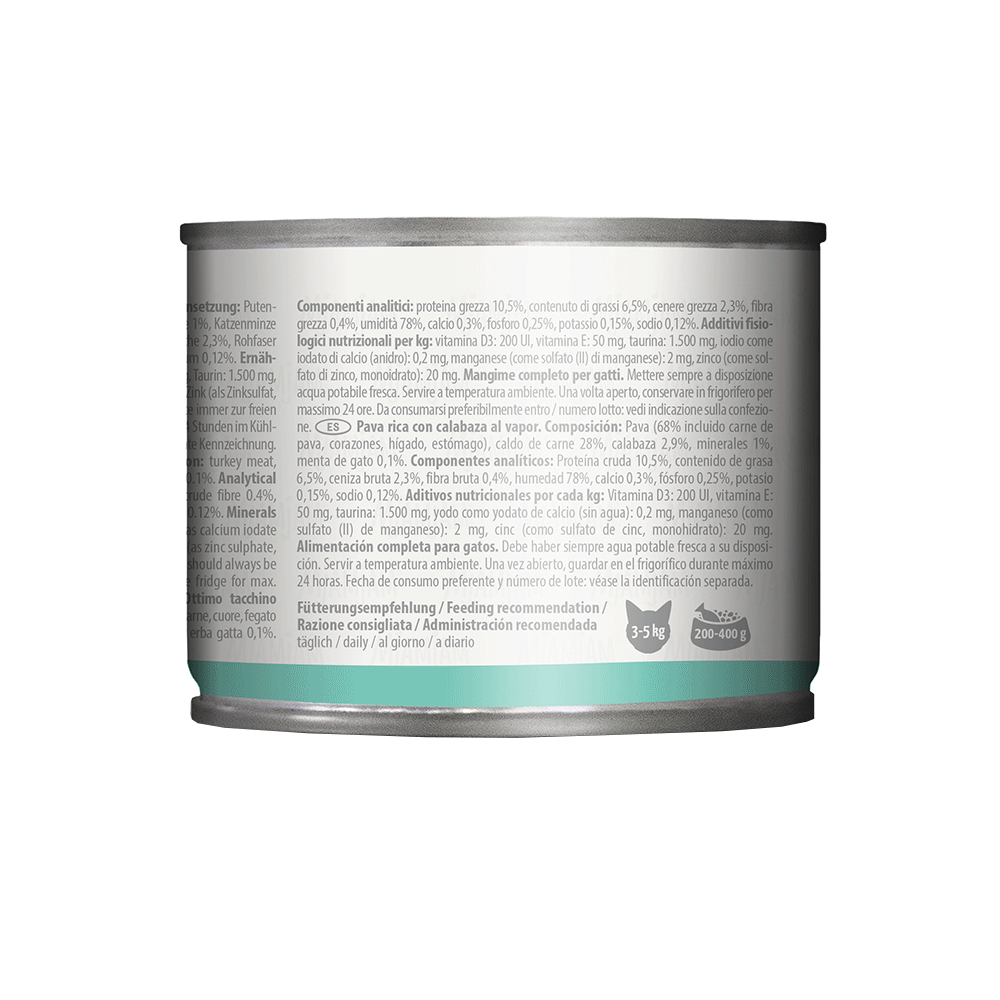 Bild: Mjamjam Nassfutter Gute Pute an Gedämpftem Kürbis 