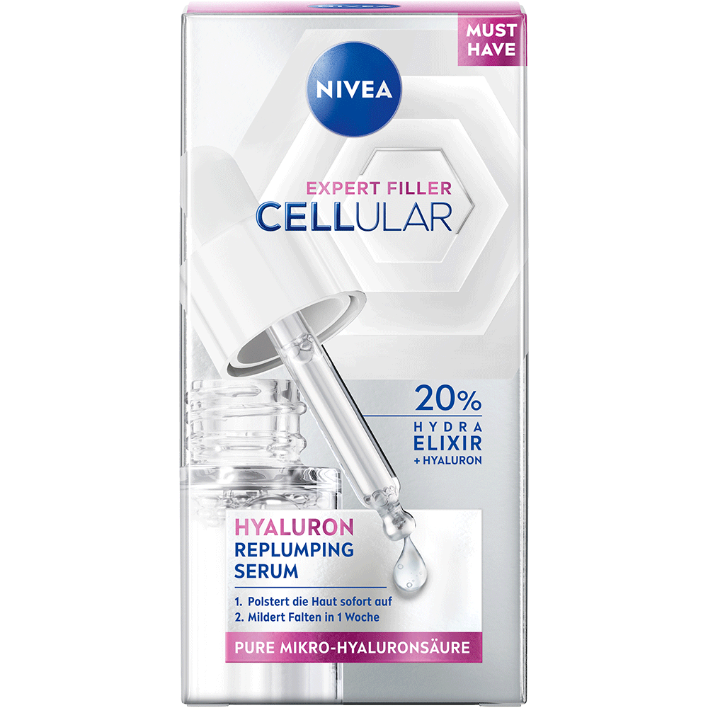 Bild: NIVEA Expert Filler Cellular Hyaluron Replumping Serum 