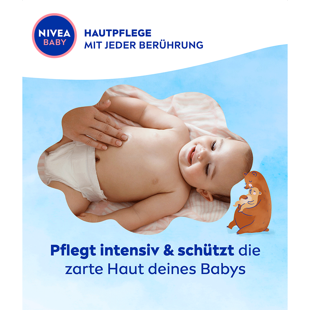 Bild: NIVEA Baby Pflege und Massage Babyöl 