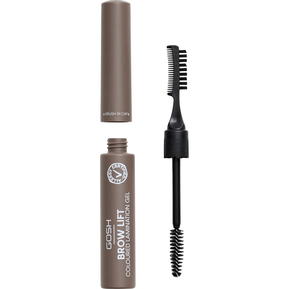 Bild: GOSH Brow Lift Coloured Lamination Gel Grey Brown