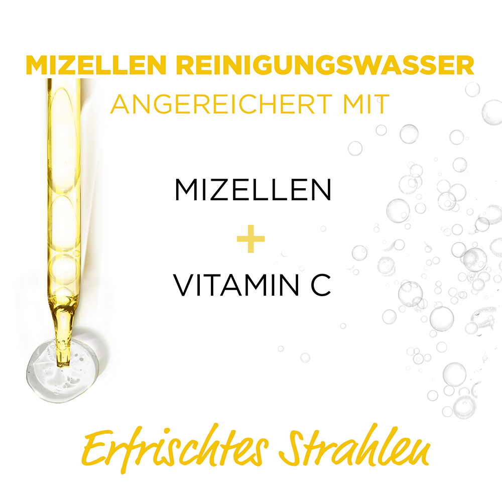 Bild: GARNIER SKIN ACTIVE Micellar Cleansing Water Vitamin C 