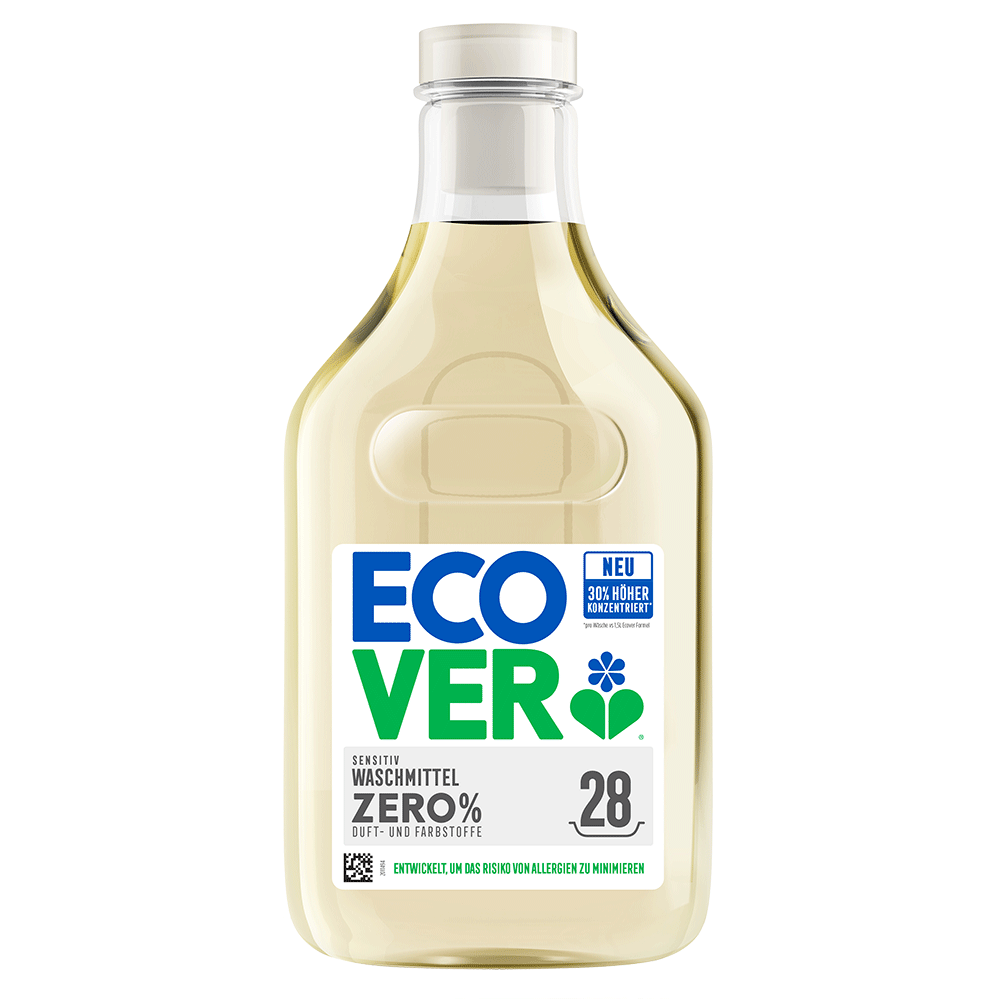 Bild: Ecover Sensitiv Waschmittel Zero Duft- und Farbstoffe 