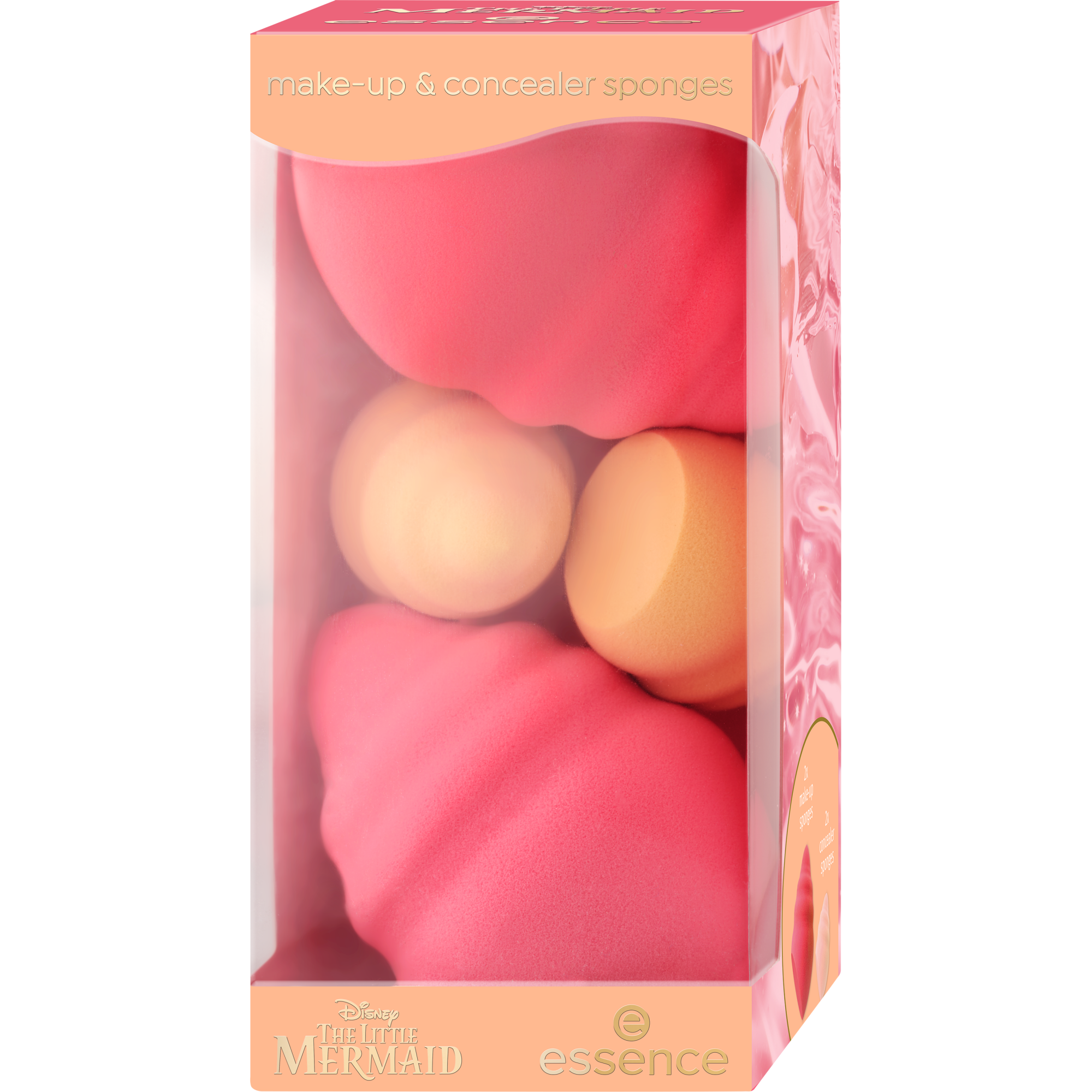 Bild: essence Disney THE LITTLE MERMAID make-up and concealer sponges Coming Out Of My Shell 
