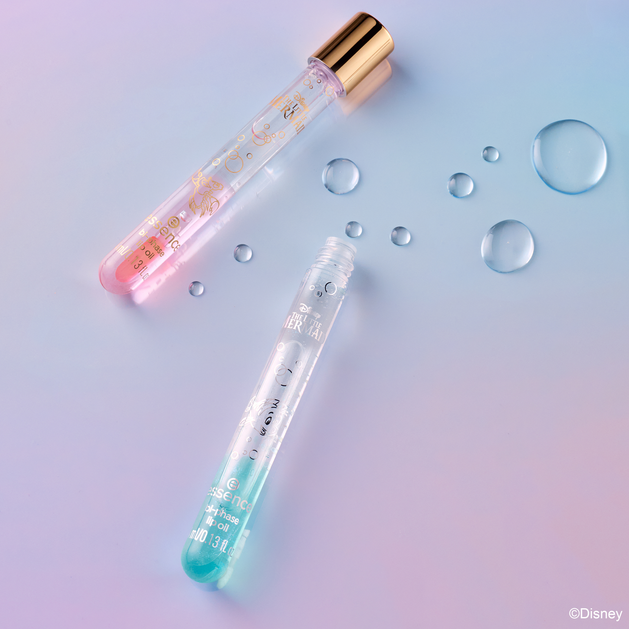 Bild: essence Disney THE LITTLE MERMAID bi-phase lip oil You Can Swim With Us 