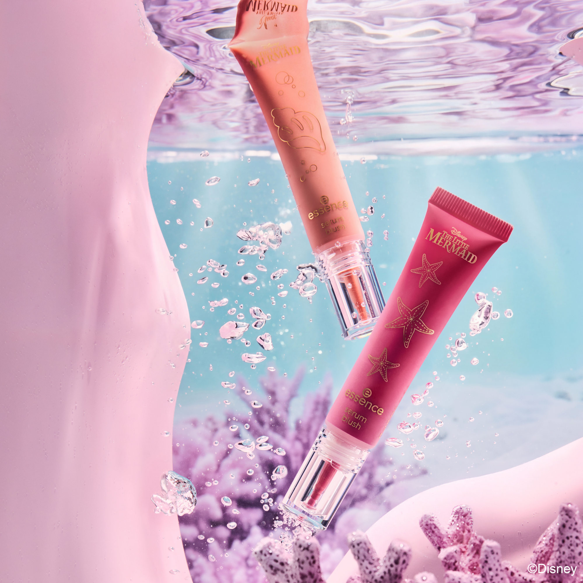 Bild: essence Disney THE LITTLE MERMAID serum blush A Splash Of Romance 