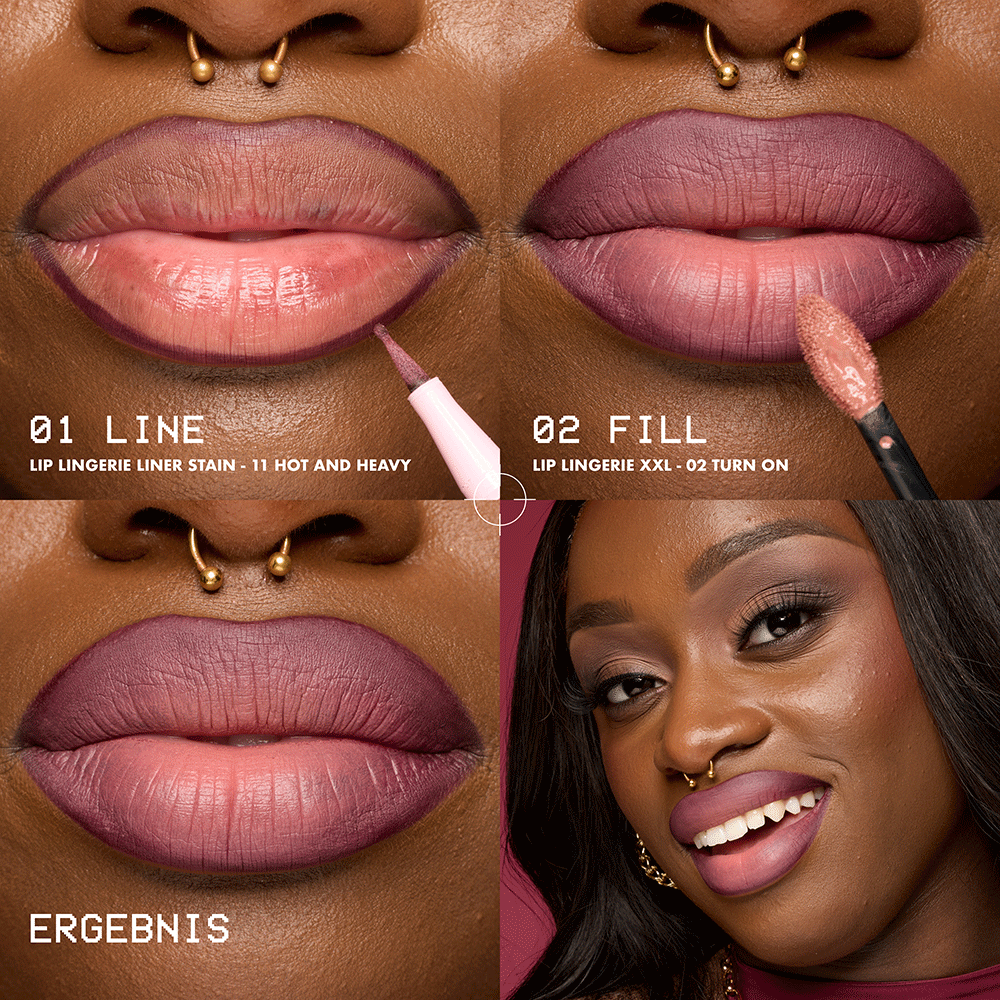 Bild: NYX Professional Make-up Lip Lingerie Lip Liner Stain Hot N Heavy 11