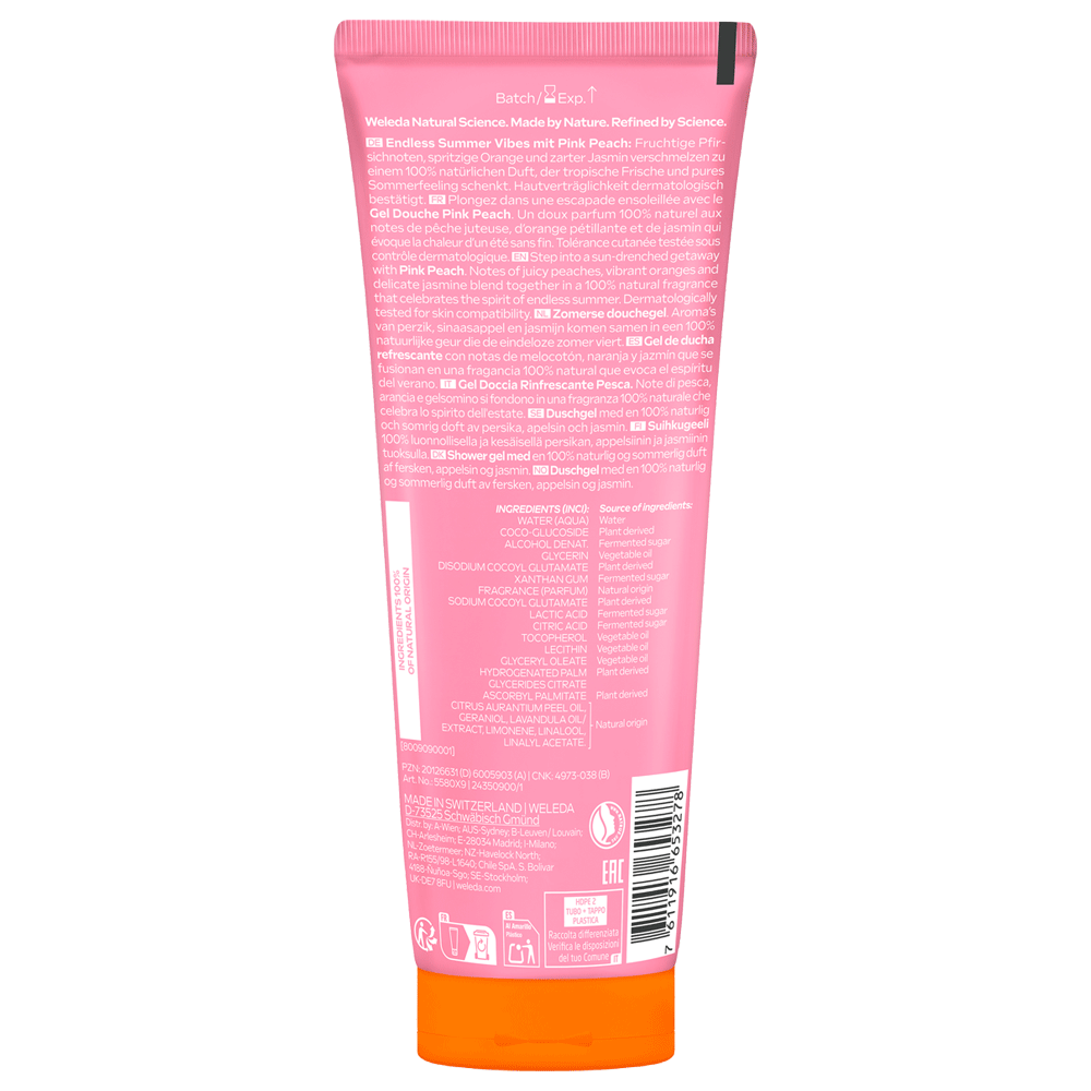 Bild: WELEDA Dusche Pink Peach 