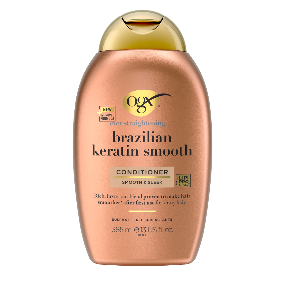 Bild: OGX Conditioner Brazilian Keratin Smooth 