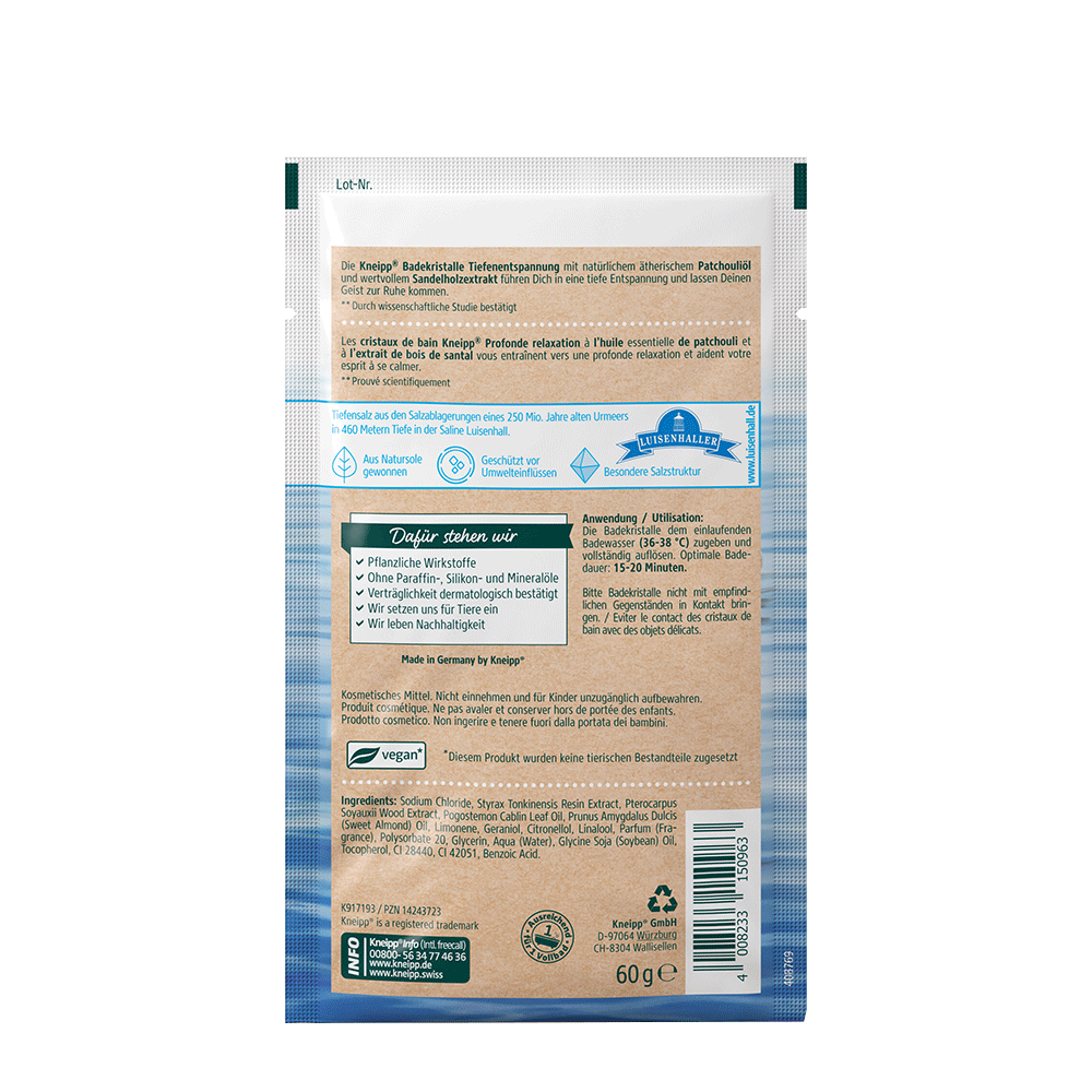 Bild: Kneipp Badekristalle Tiefenentspannung 