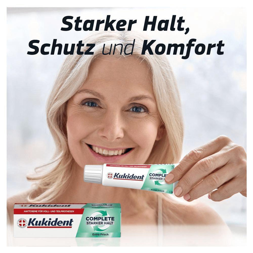 Bild: Kukident Complete Haftcreme, Extra Frisch 