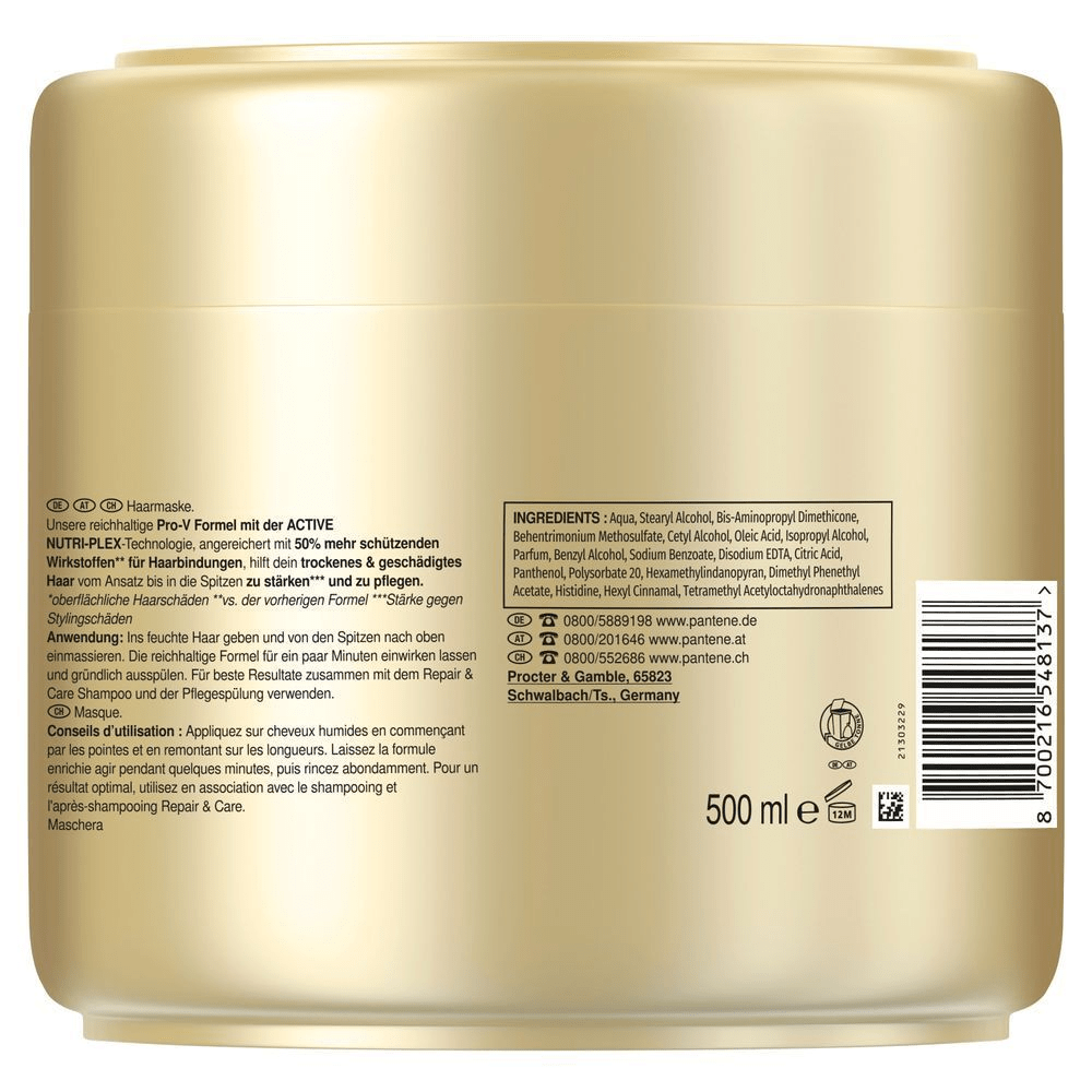 Bild: PANTENE PRO-V Repair & Care Keratin Protect Haarmaske 