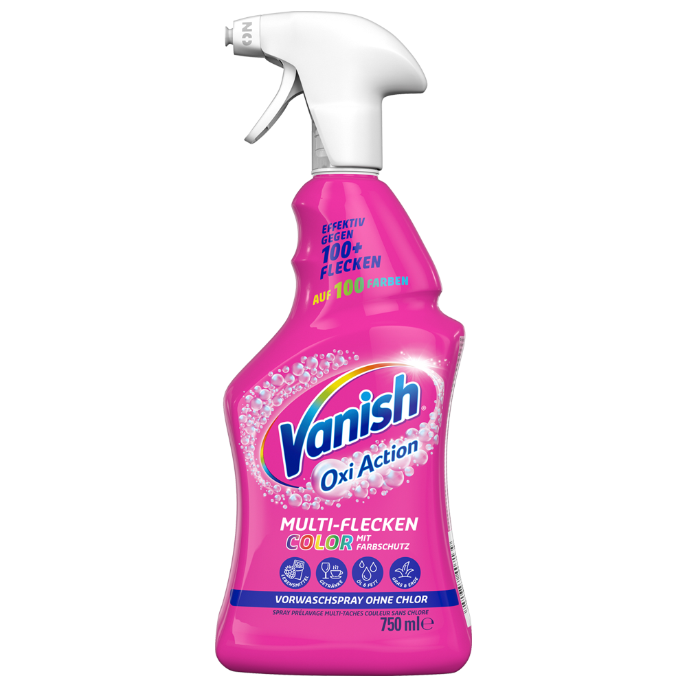 Bild: Vanish OxiAction Vorwasch Spray 