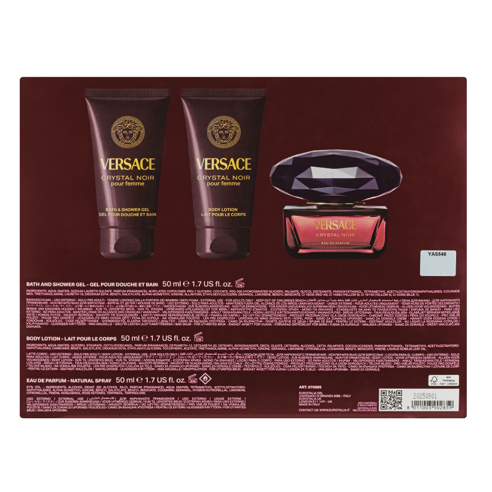 Bild: Versace Crystal Noir Geschenkset 