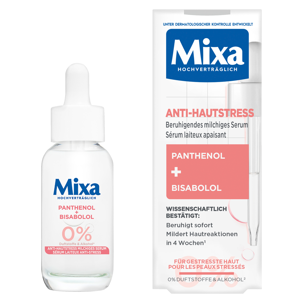 Bild: Mixa Anti-Hautstress Beruhigendes milchiges Serum 
