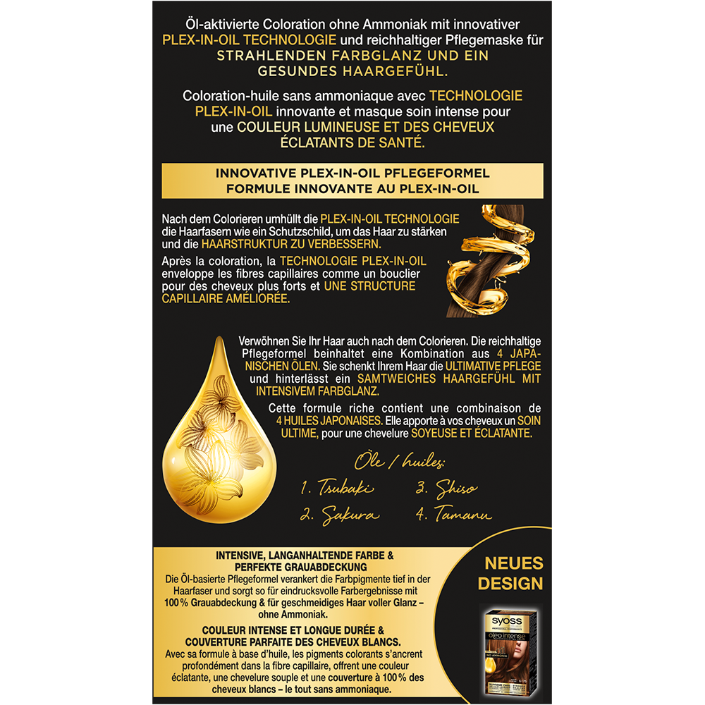 Bild: syoss oleo intense Permanente Öl Coloration Warmes Kupfer