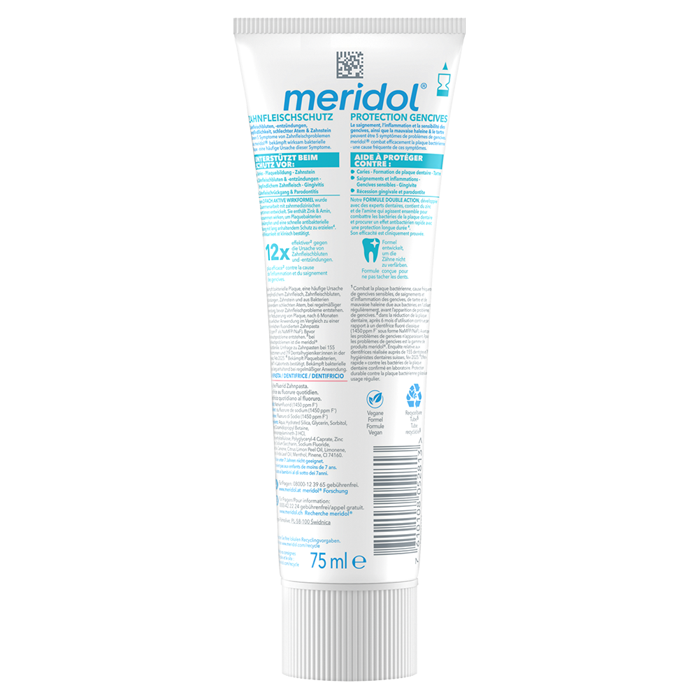 Bild: meridol Zahnpasta Zahnfleischschutz