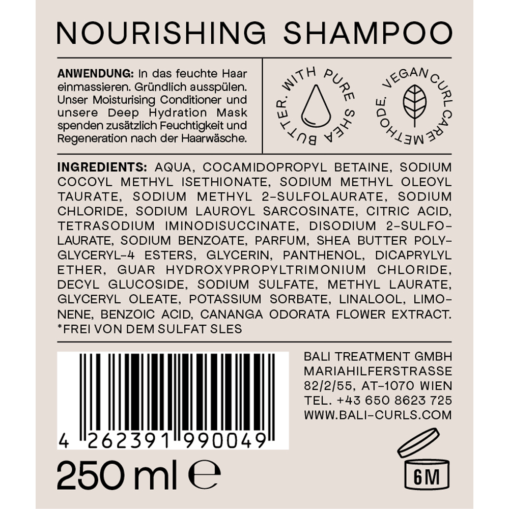 Bild: Bali Curls by Hank Ge Pflegendes Shampoo