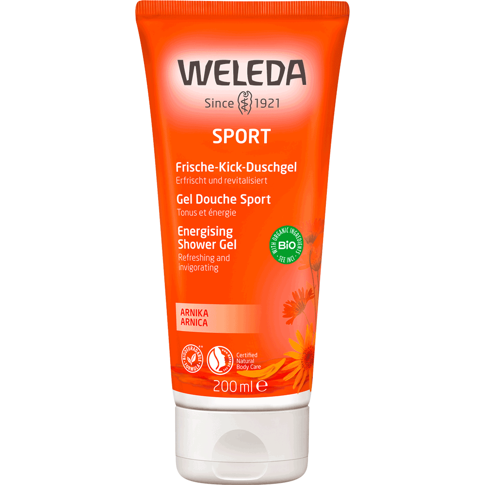 Bild: WELEDA Frische Kick Duschgel Arnika