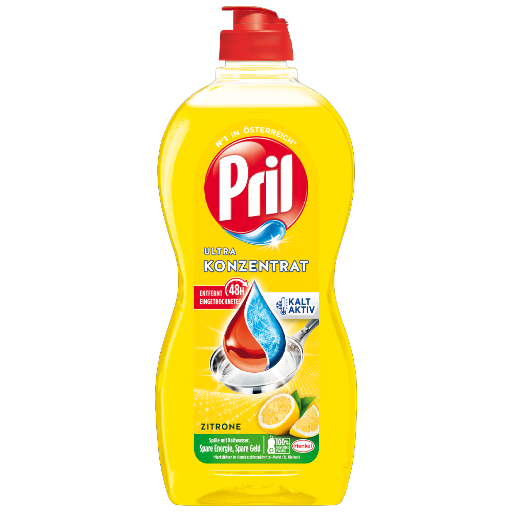 Bild: Pril Power Lemon Konzentrat Geschirrspülmittel 