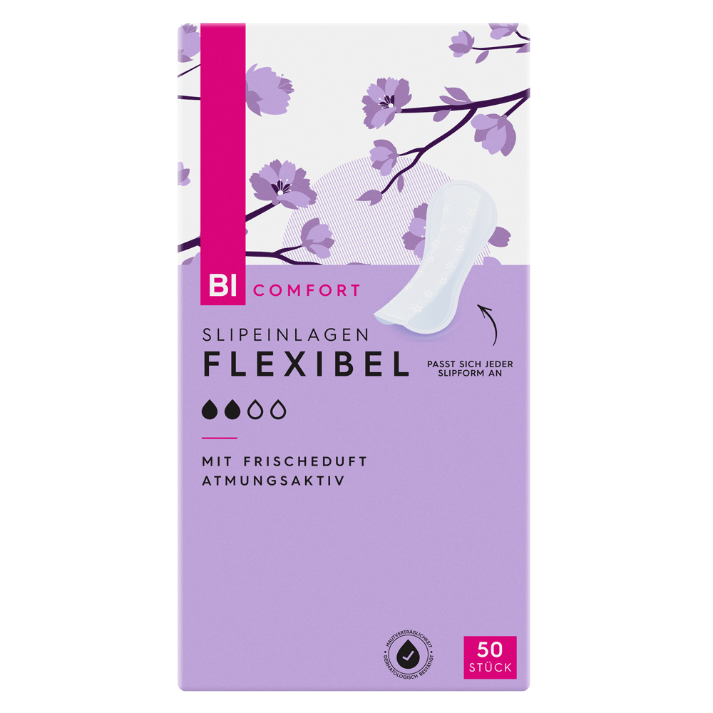 Bild: BI COMFORT Slipeinlagen Flexibel mit Duft