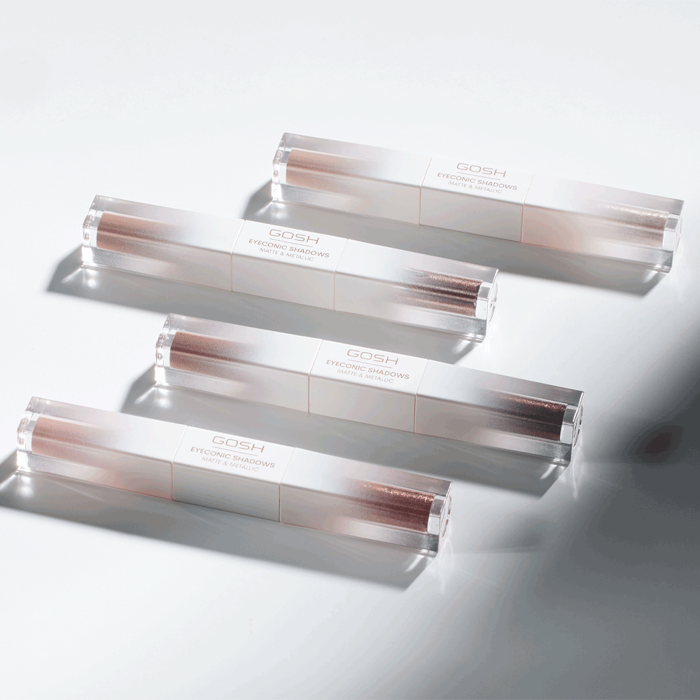 Bild: GOSH Eyeconic Lidschatten Matte & Metallic Nude 002
