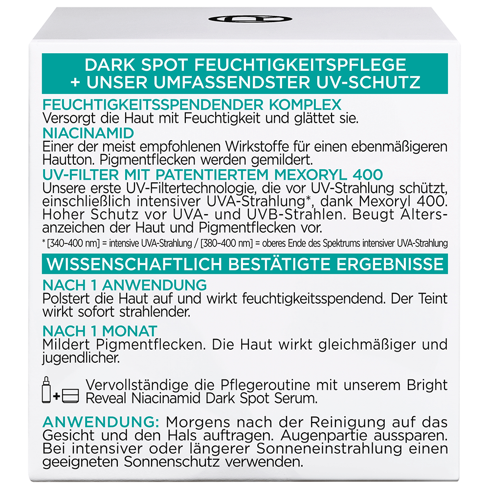 Bild: L'ORÉAL PARIS Bright Reveal Dark Spot Feuchtigkeitspflege LSF50