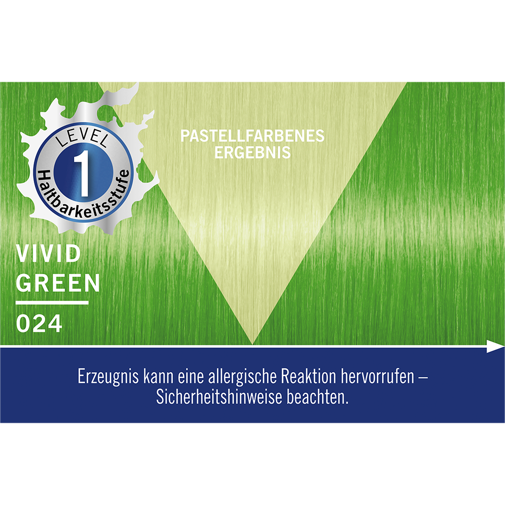 Bild: Schwarzkopf Live Ultra Brights or Pastel Haarfarbe Vivid Green