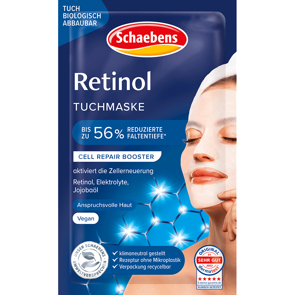 Bild: Schaebens Retinol Tuchmaske