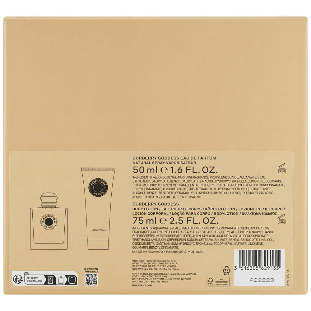 Bild: Burberry Goddes Geschenkset 