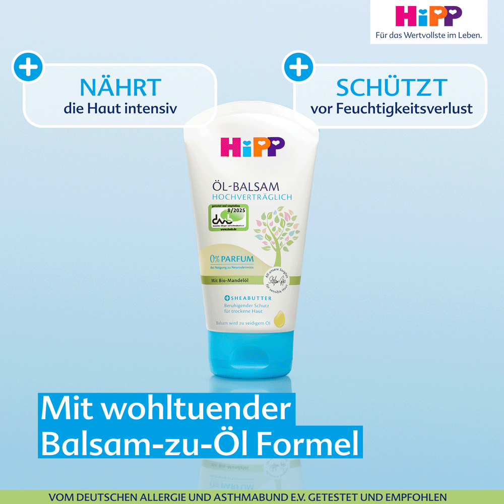 Bild: HiPP Öl Balsam Hochverträglich
