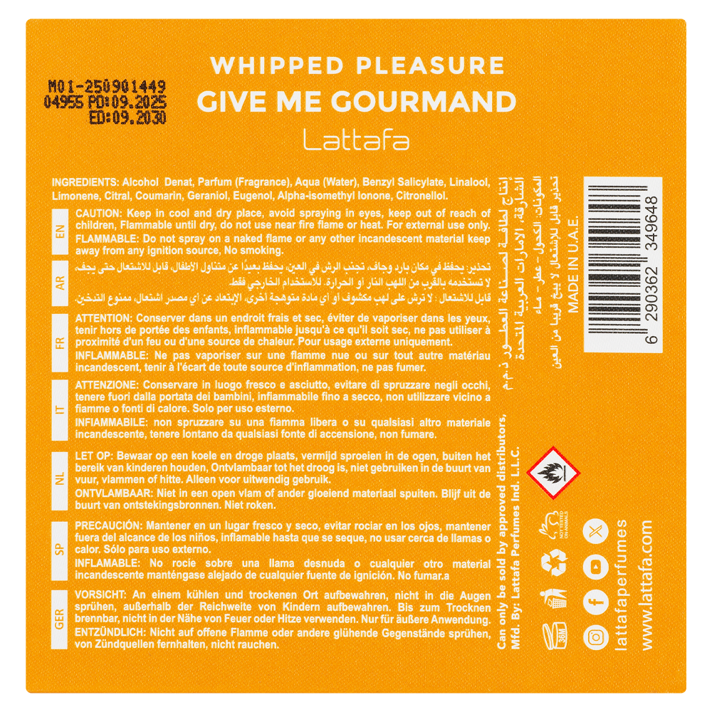 Bild: Lattafa Whipped Pleasure Give Me Gourmand Eau de Parfum 