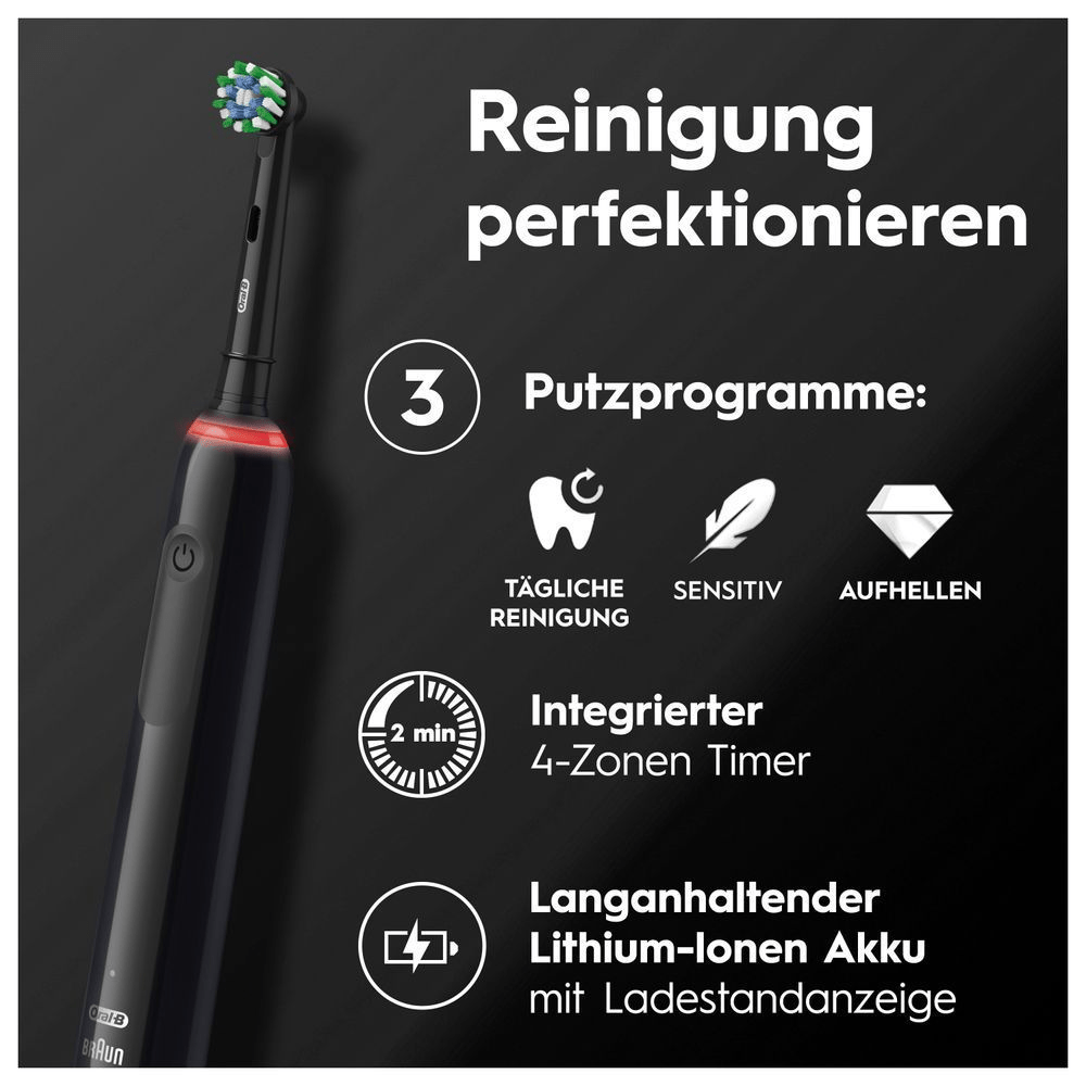 Bild: Oral-B Pro Series 3 Elektrische Zahnbürste, Schwarz