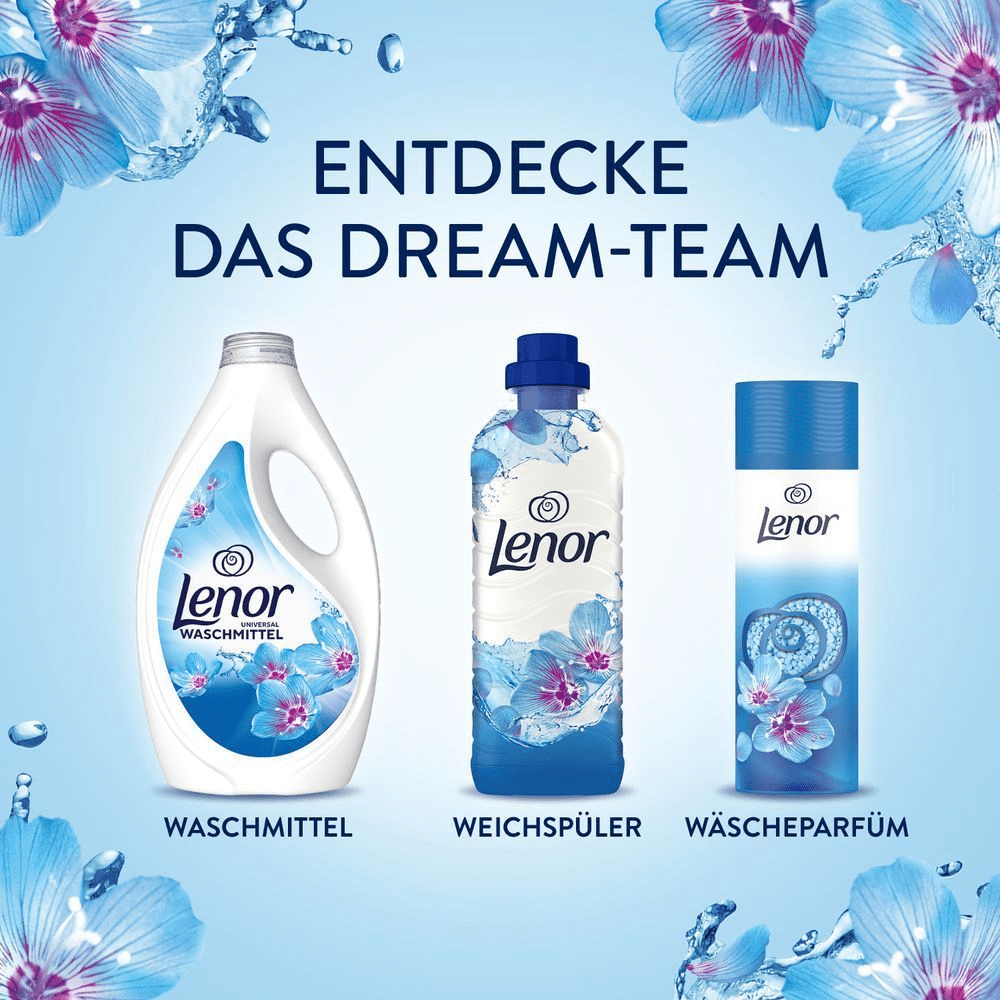Lenor Aprilfrisch Dream-Team: Waschmittel, Weichspüler und Wäscheparfüm