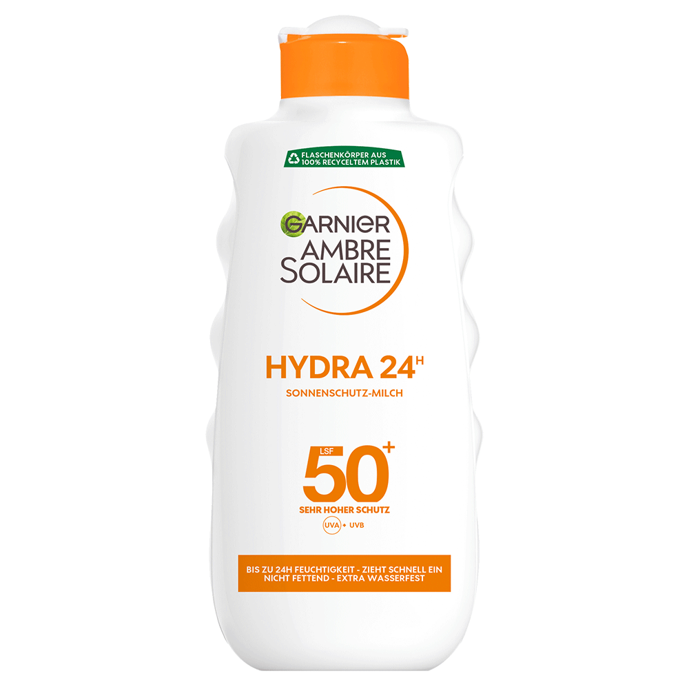 Bild: GARNIER AMBRE SOLAIRE Hydra 24H Sonnenschutz-Milch