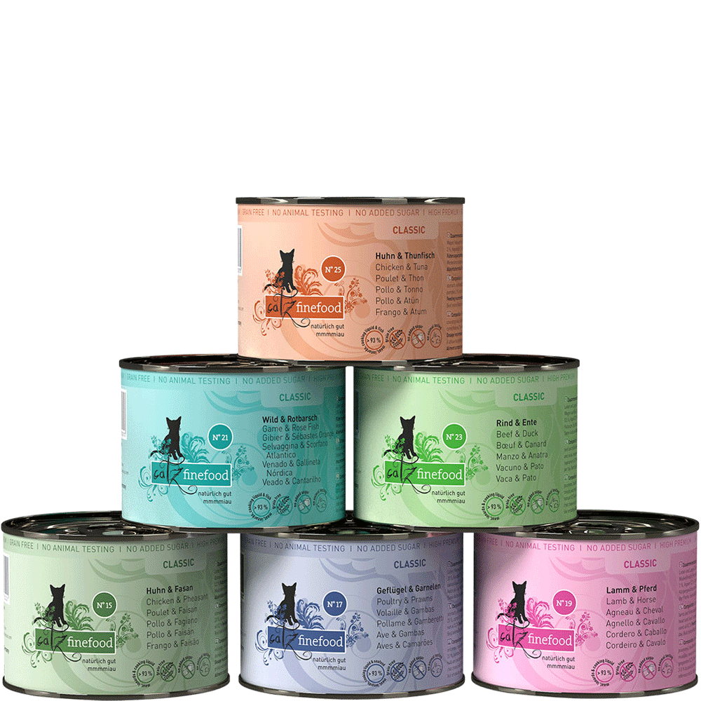 Bild: catz finefood Classic Multipack Dosen Katzenfutter 15-25