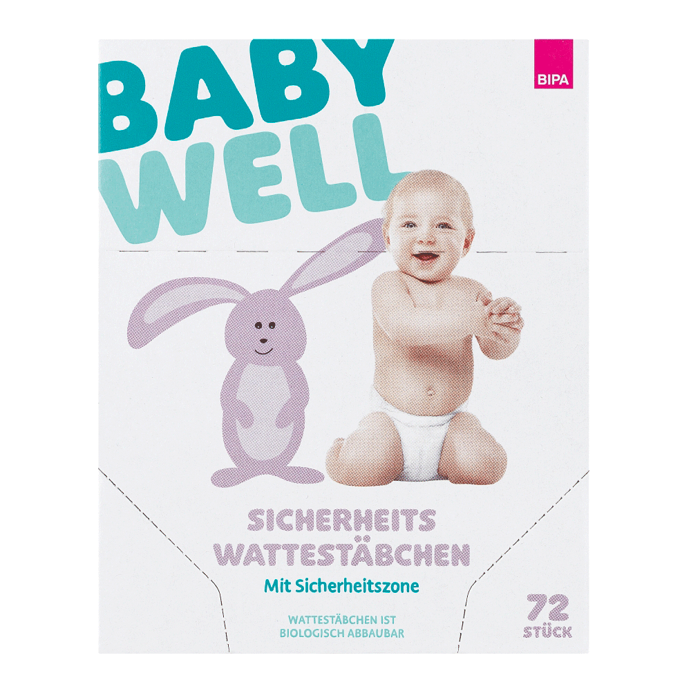 Bild: BABYWELL Sicherheitswattestäbchen