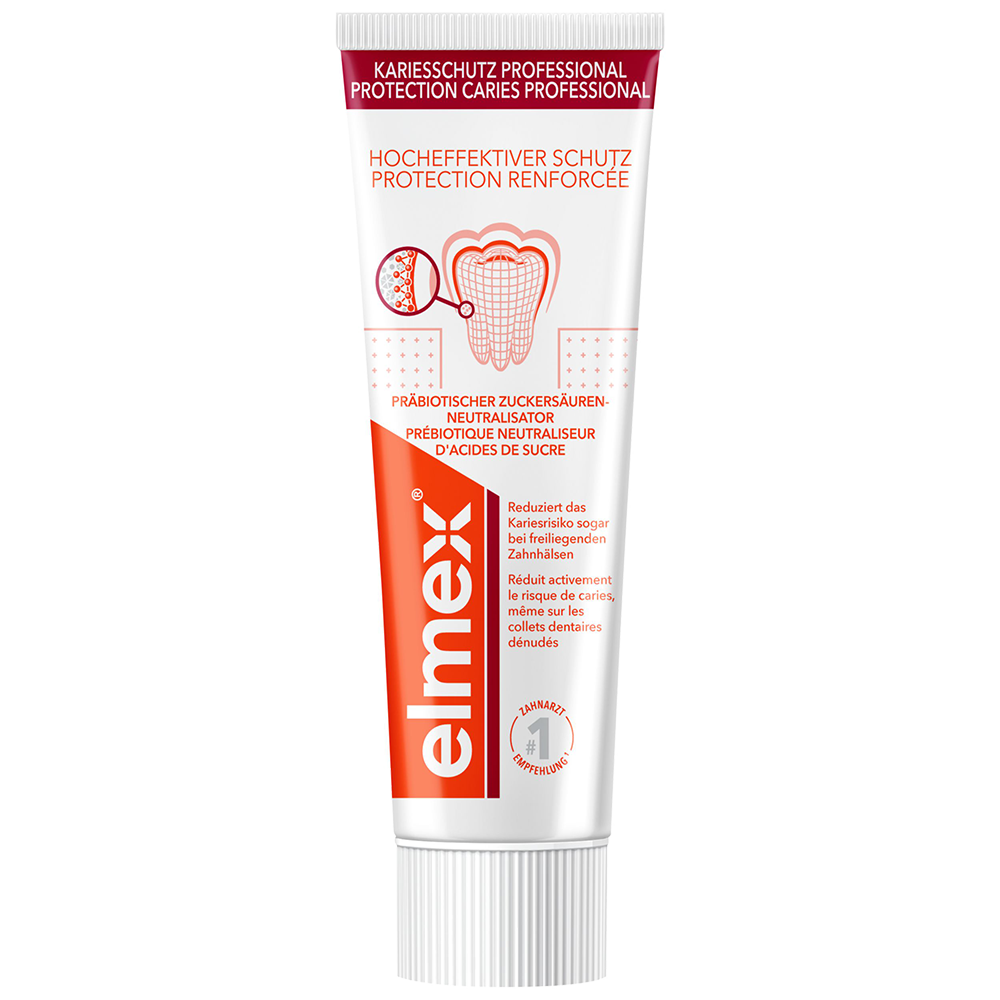 Bild: elmex Zahnpasta Kariesschutz Professional