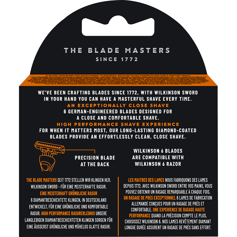 Bild: Wilkinson 6 Rasierklingen 